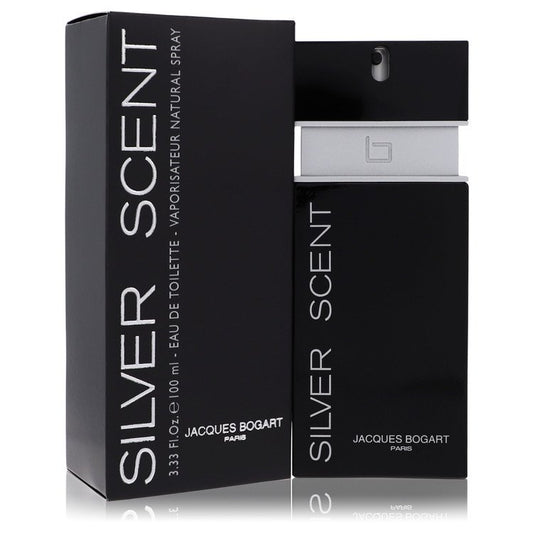 Silver Scent Eau De Toilette Spray By Jacques Bogart for Men 3.4 oz