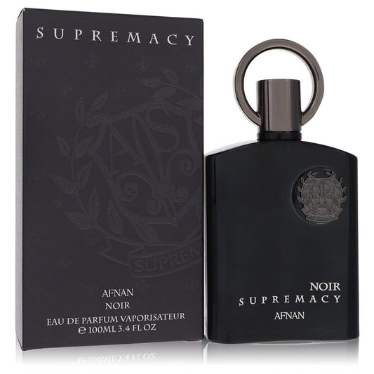 Supremacy Noir Eau De Parfum Spray By Afnan for Men 3.4 oz