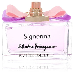 Signorina Eau De Toilette Spray (Tester) By Salvatore Ferragamo for Women 3.4 oz