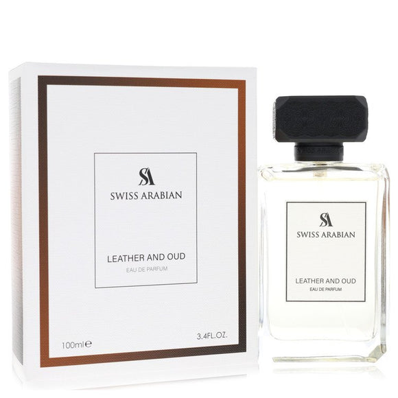 Swiss Arabian Leather And Oud Eau De Parfum Spray (Unisex) By Swiss Arabian for Men 3.4 oz