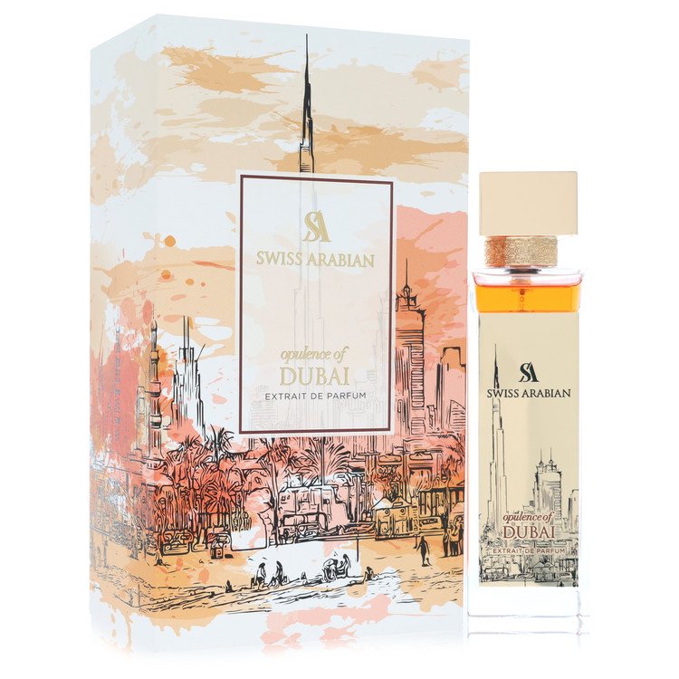 Swiss Arabian Opulence Of Dubai Extrait De Parfum Spray (Unisex) By Swiss Arabian for Women 3.4 oz