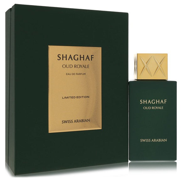 Swiss Arabian Shaghaf Oud Royale Eau De Parfum Spray (Unisex) Limited Edition By Swiss Arabian for Men 2.5 oz