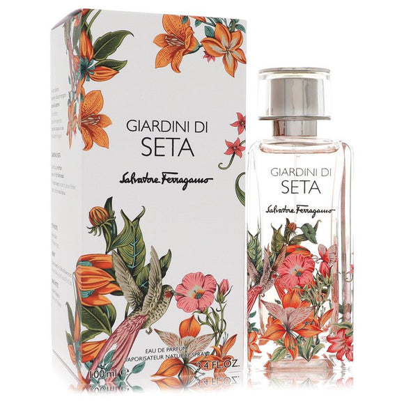 Giardini Di Seta Perfume By Salvatore Ferragamo Eau De Parfum Spray (Unisex) for Women 3.4 oz