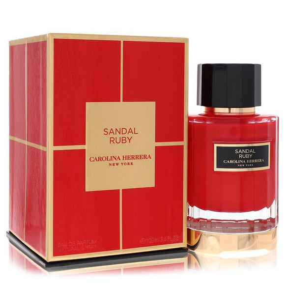 Sandal Ruby Eau De Parfum Spray (Unisex) By Carolina Herrera for Women 3.4 oz