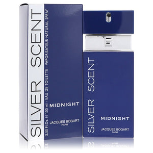 Silver Scent Midnight Eau De Toilette Spray By Jacques Bogart for Men 3.4 oz