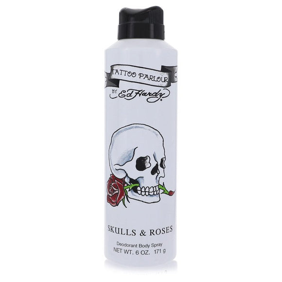 Skulls & Roses Deodorant Spray By Christian Audigier for Men 6 oz