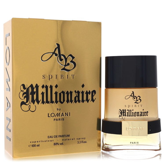 Spirit Millionaire Eau De Parfum Spray By Lomani for Men 3.3 oz