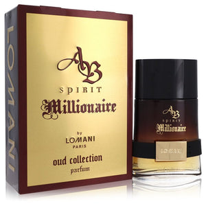 Spirit Millionaire Oud Collection Eau De Parfum Spray By Lomani for Men 3.3 oz