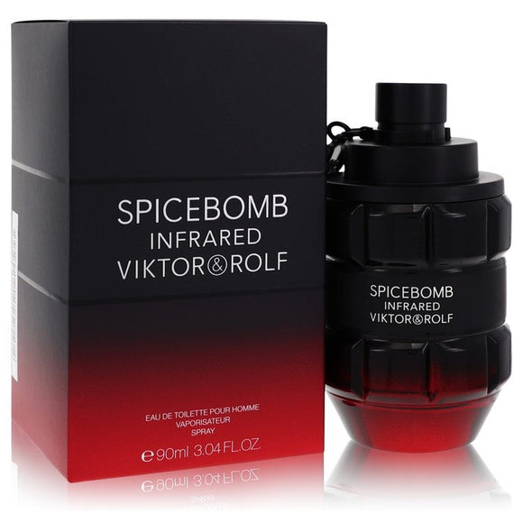 Spicebomb Infrared Eau De Toilette Spray By Viktor & Rolf for Men 3 oz