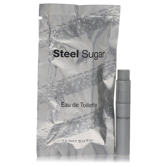 Steel Sugar Vial (sample) By Aquolina for Men 0.05 oz