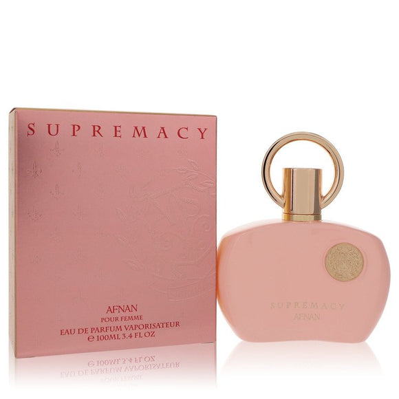 Supremacy Pink Eau De Parfum Spray By Afnan for Women 3.4 oz