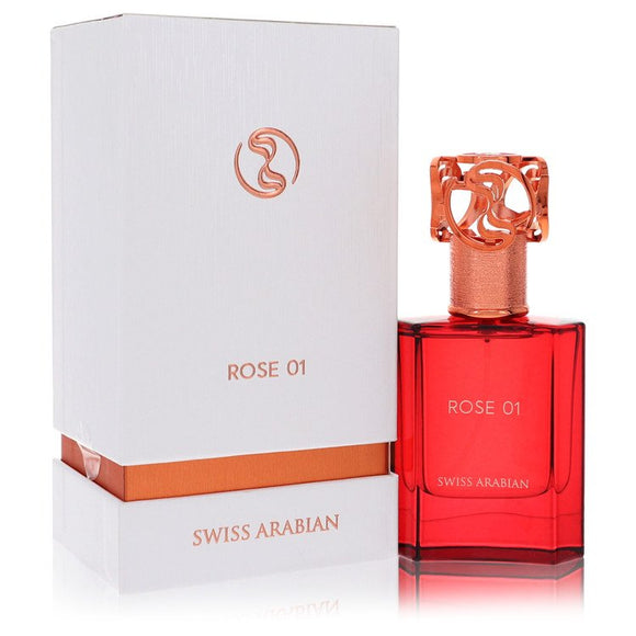 Swiss Arabian Rose 01 Eau De Parfum Spray (Unisex) By Swiss Arabian for Men 1.7 oz