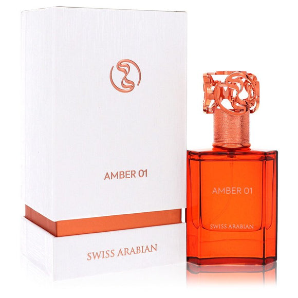 Swiss Arabian Amber 01 Eau De Parfum Spray (Unisex) By Swiss Arabian for Men 1.7 oz