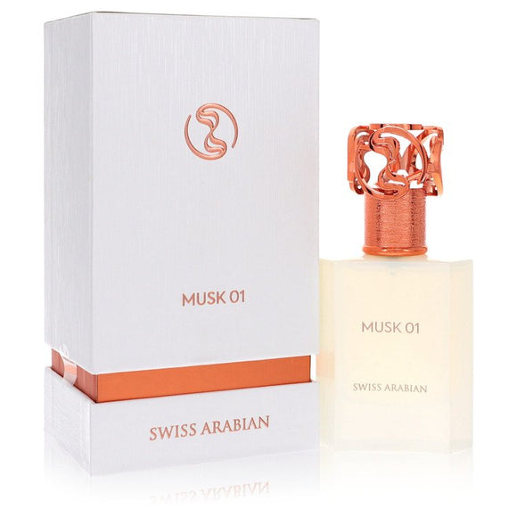 Swiss Arabian Musk 01 Eau De Parfum Spray (Unisex) By Swiss Arabian for Men 1.7 oz