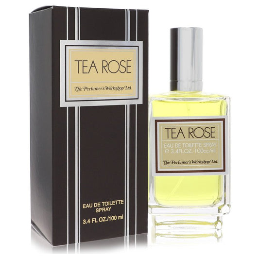 Tea Rose Perfume By Perfumers Workshop Eau De Toilette Spray for Women 3.4 oz