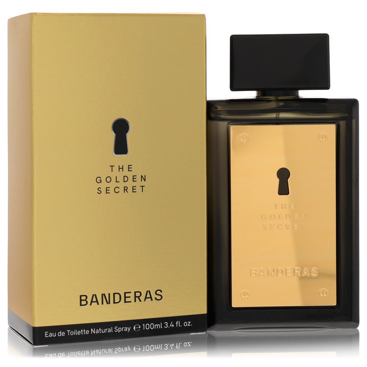 The Golden Secret Eau De Toilette Spray By Antonio Banderas for Men 3.4 oz