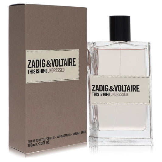 This Is Him Undressed Cologne By Zadig & Voltaire Eau De Toilette Spray for Men 3.3 oz