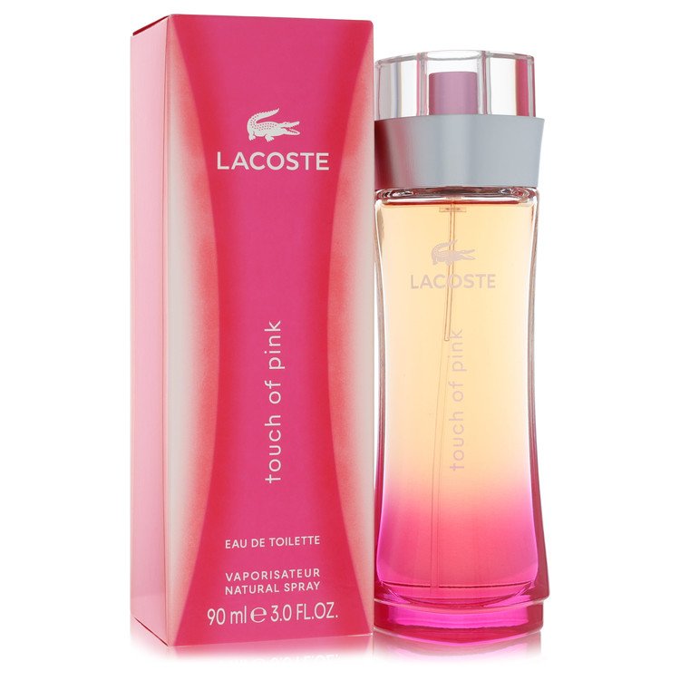 Touch Of Pink Eau De Toilette Spray By Lacoste for Women 3 oz