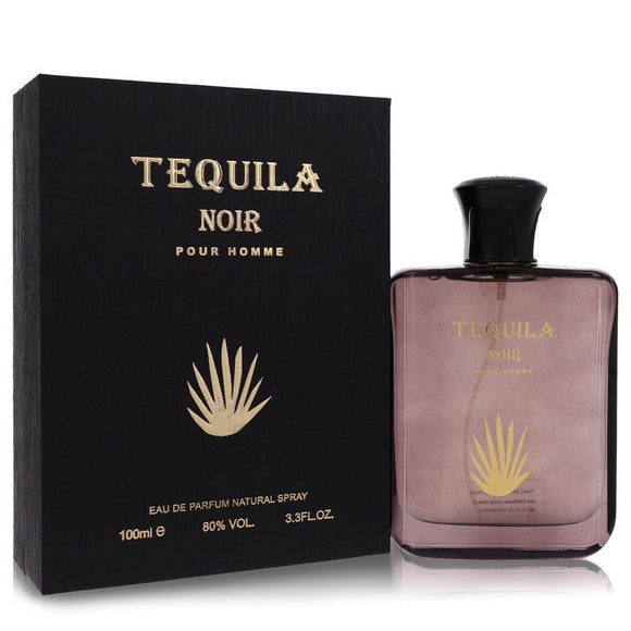 Tequila Pour Homme Noir Eau De Parfum Spray By Tequila Perfumes for Men 3.3 oz