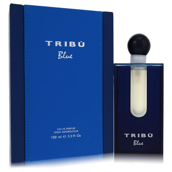 Tribu Blue Eau De Parfum Spray By Benetton for Men 3.3 oz
