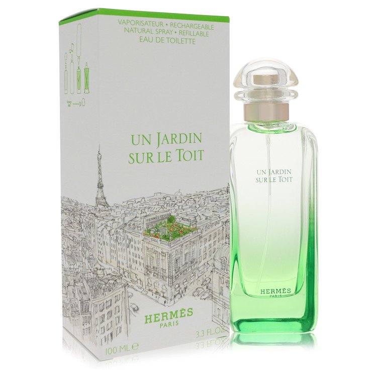 Un Jardin Sur Le Toit Eau De Toilette Spray By Hermes for Women 3.3 oz
