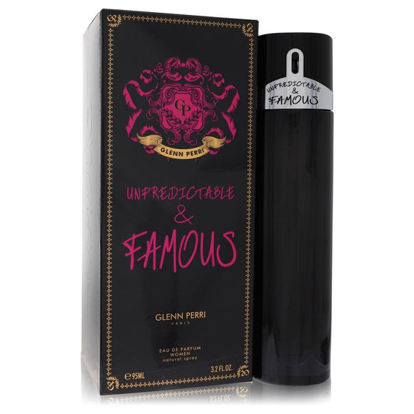 Unpredictable & Famous Eau De Parfum Spray By Glenn Perri for Women 3.2 oz