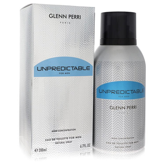 Unpredictable High Concentration Eau De Toilette Spray By Glenn Perri for Men 6.7 oz