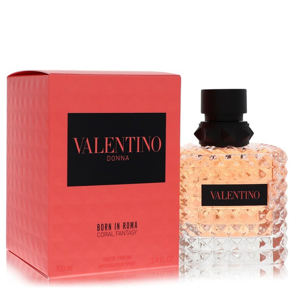 Valentino Donna Born In Roma Coral Fantasy Perfume By Valentino Eau De Parfum Spray for Women 3.4 oz