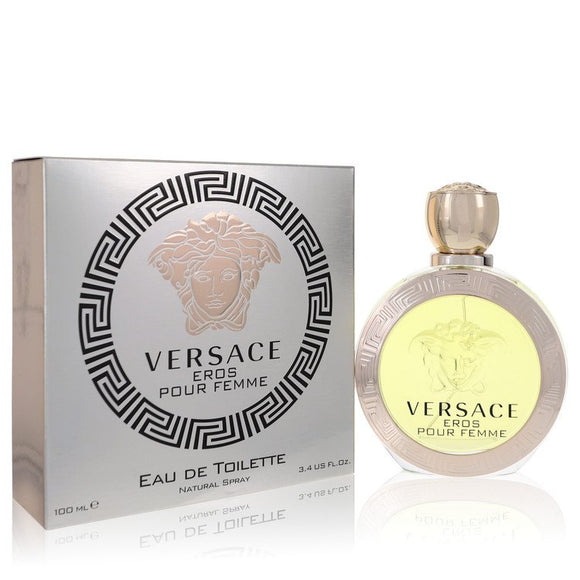 Versace Eros Eau De Toilette Spray By Versace for Women 3.4 oz