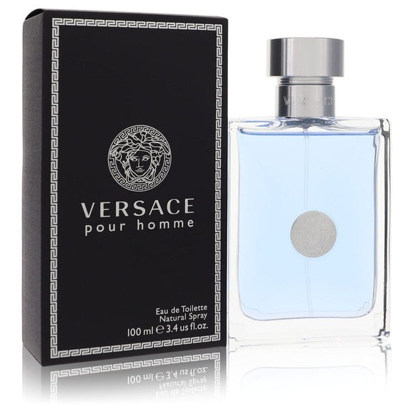 Versace Pour Homme Eau De Toilette Spray By Versace for Men 3.4 oz