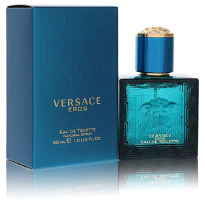 Versace Eros Eau De Toilette Spray By Versace for Men 1 oz