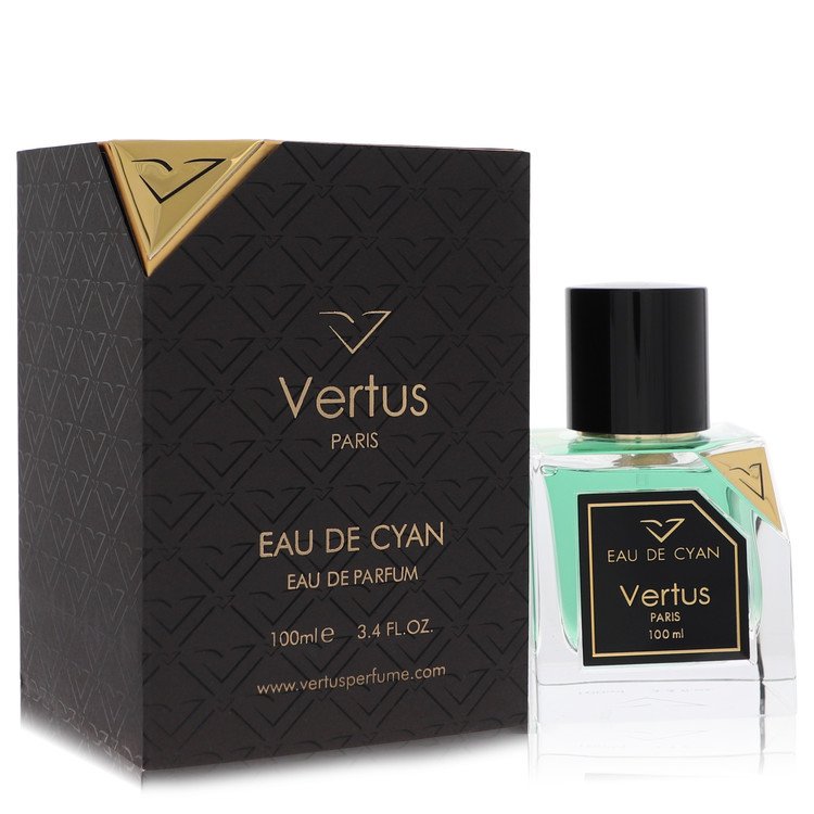 Vertus Eau De Cyan Eau De Parfum Spray (Unisex) By Vertus for Men 3.4 oz