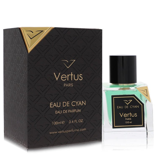 Vertus Eau De Cyan Eau De Parfum Spray (Unisex) By Vertus for Men 3.4 oz