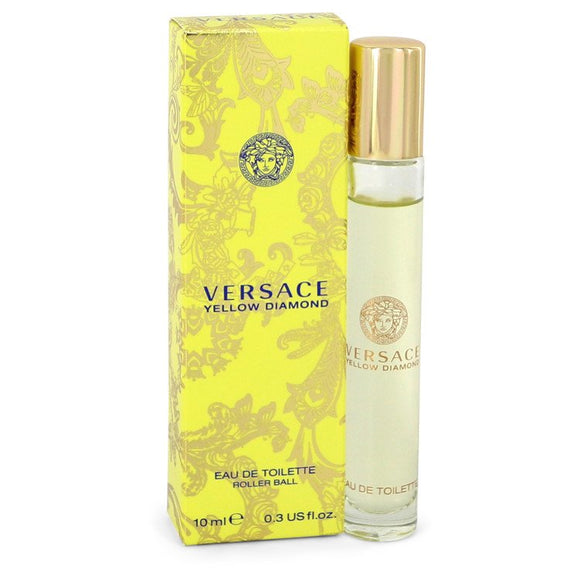 Versace Yellow Diamond Perfume By Versace Mini EDT Rollerball for Women 0.3 oz