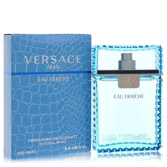 Versace Man Eau Fraiche Deodorant Spray By Versace for Men 3.4 oz