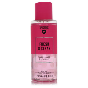 Victoria's Secret Pink Fresh & Clean Tiare & Sea Perfume By Victoria's Secret Body Mist Spray for Women 8.4 oz