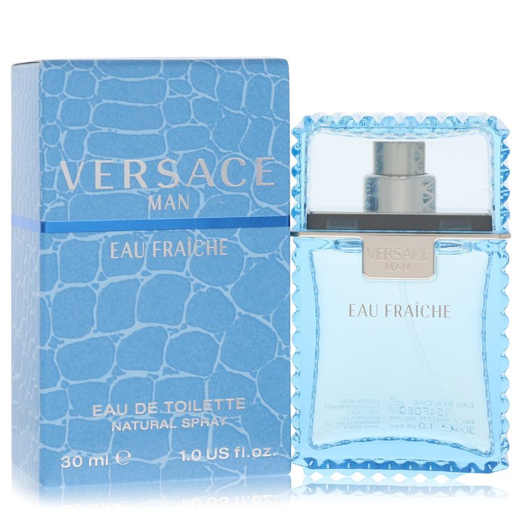 Versace Man Eau Fraiche Eau De Toilette Spray (Blue) By Versace for Men 1 oz