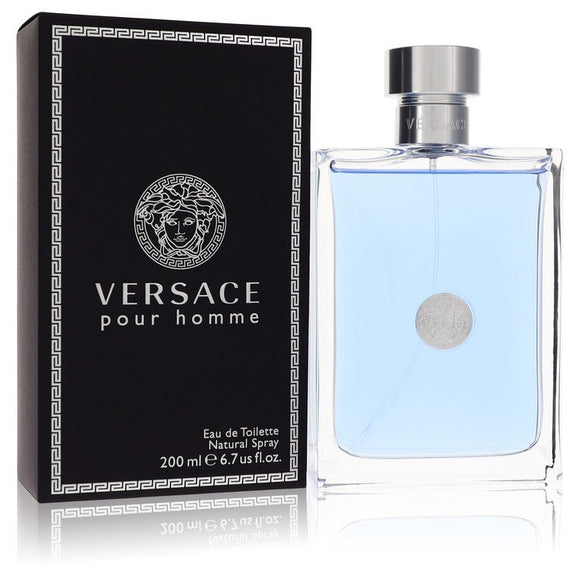 Versace Pour Homme Eau De Toilette Spray By Versace for Men 6.7 oz