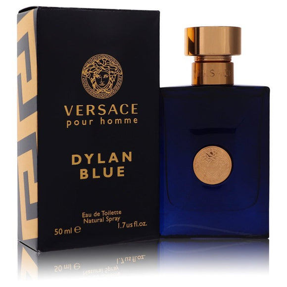 Versace Pour Homme Dylan Blue Eau De Toilette Spray By Versace for Men 1.7 oz