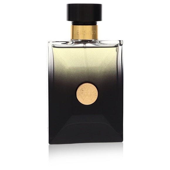 Versace Pour Homme Oud Noir Eau De Parfum Spray (Tester) By Versace for Men 3.4 oz