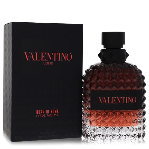 Valentino Uomo Born In Roma Coral Fantasy Cologne By Valentino Eau De Toilette Spray for Men 3.4 oz