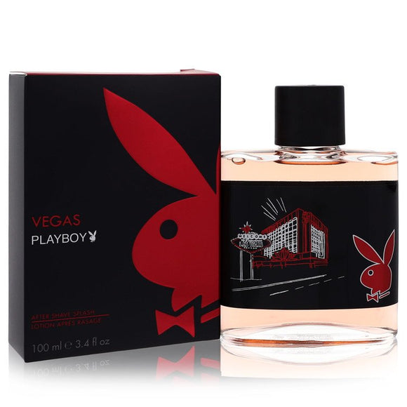 Vegas Playboy After Shave Splash By Playboy for Men 3.4 oz