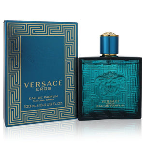 Versace Eros Eau De Parfum Spray By Versace for Men 3.4 oz