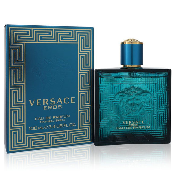 Versace Eros Eau De Parfum Spray By Versace for Men 3.4 oz