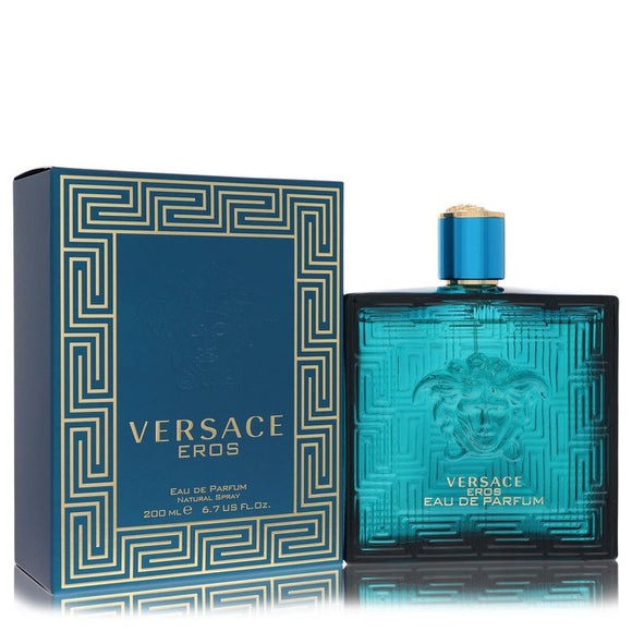 Versace Eros Eau De Parfum Spray By Versace for Men 6.8 oz