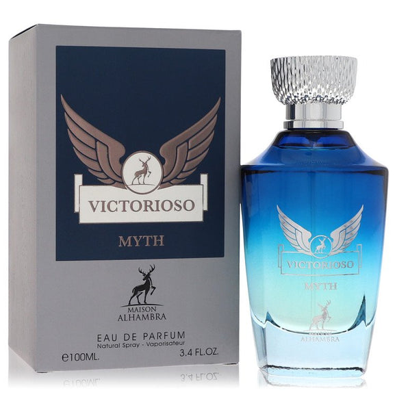 Victorioso Legend Myth Cologne By Maison Alhambra Eau De Parfum Spray for Men 3.4 oz