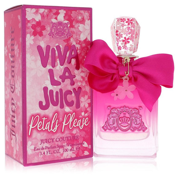 Viva La Juicy Petals Please Perfume By Juicy Couture Eau De Parfum Spray for Women 3.4 oz