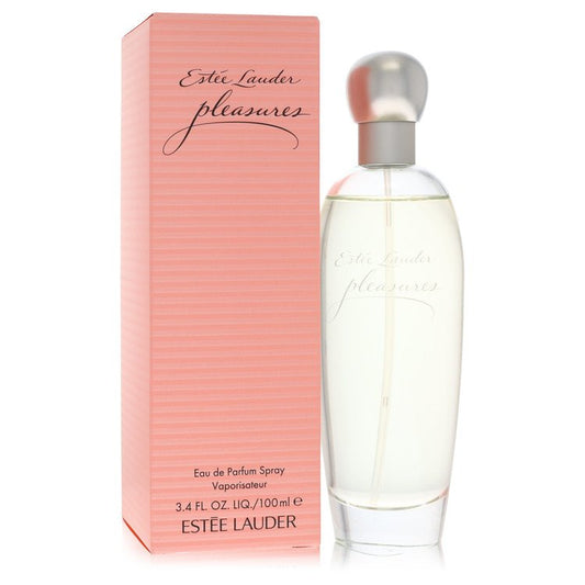 Pleasures Eau De Parfum Spray By Estee Lauder for Women 3.4 oz