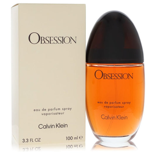 Obsession Eau De Parfum Spray By Calvin Klein for Women 3.4 oz