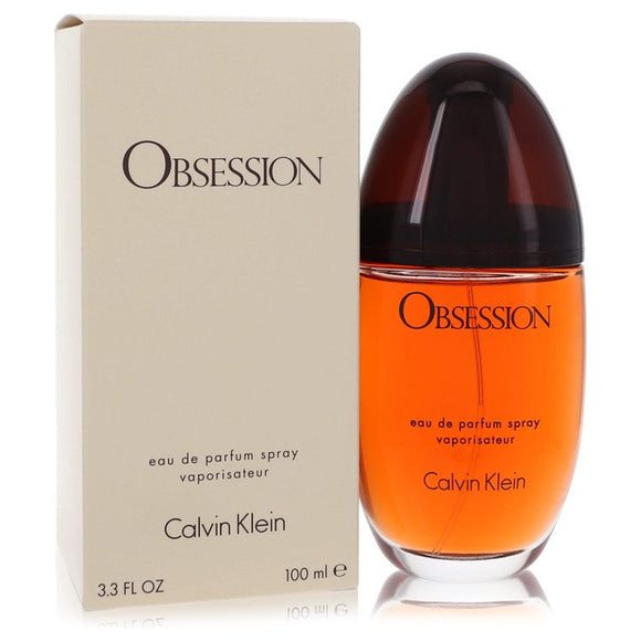 Obsession Eau De Parfum Spray By Calvin Klein for Women 3.4 oz